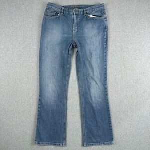 Lauren Jeans Co Ralph Lauren Women Blue Wash Bootcut Denim Jeans Size 10 LRL‎